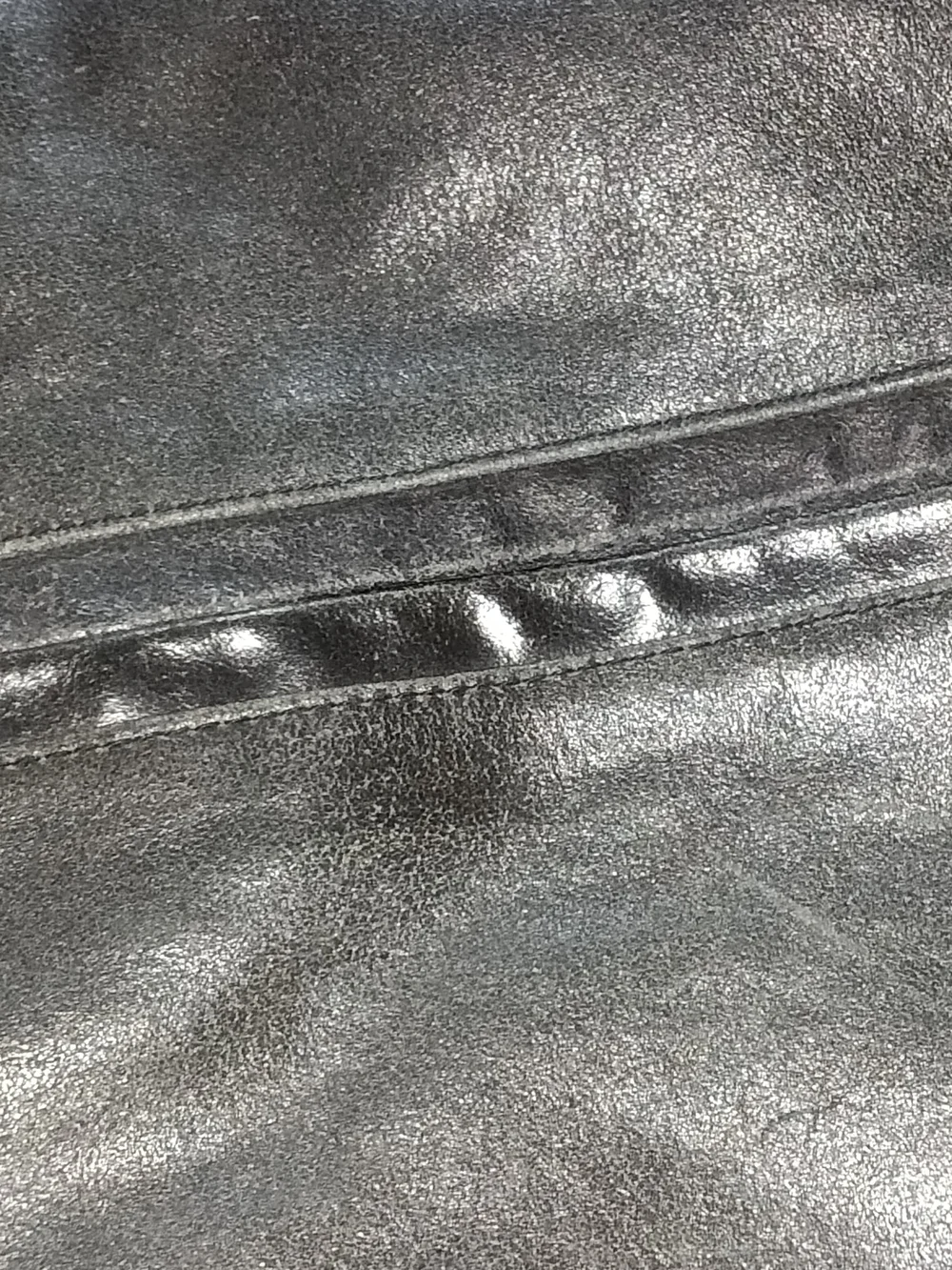 Wilsons Leather M. Julian Men's Black Distressed Heavyweight Leather Zip Jacket